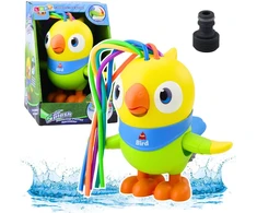Lean Toys Spalvingas vandens žaislas papūga su judančiais elementais