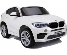 Lean Cars Vaikiškas elektromobilis BMW X6M – baltas