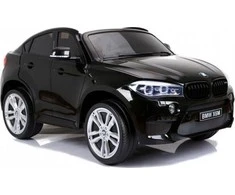 Lean Cars Elektrinis visureigis vaikams BMW X6, juodas