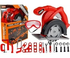 Lean Toys Vaikiškas meistro įrankių rinkinys su diskiniu pjūklu