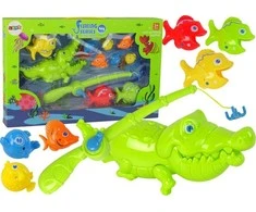 Lean Cars Lean Toys Vonios žaislas žvejybos rinkinys su meškere