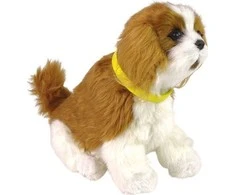 Lean Toys Interaktyvus žaislinis šuo, 19 cm