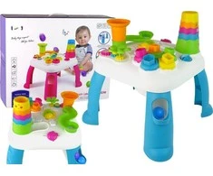 Lean Toys Interaktyvus žaidimų stalas vaikams LeonToys su šviesos diodais, 40x51 cm