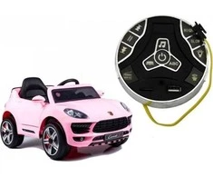 Lean Toys Muzikos skydelis elektriniam automobiliui Coronet S