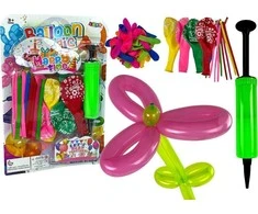 Lean Toys Balionų rinkinys su infliatoriumi