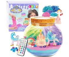 Lean Toys Vienaragio terariumo rinkinys su LED lempa ir nuotolinio valdymo pultu