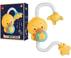 Lean Toys Vaikiškas vonios žaislas „Duck“ dušas su siurbtukais