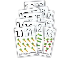 Learnhow moji lenta A5 - Skaičiai 11-20 10 kortelių
