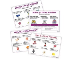 Learnhow Edukacinės lentelės: rašybos taisyklės (4 vnt., A4)