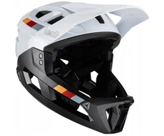 LEATT MTB Enduro 2.0 V23 Bike Helmet with Removable Chin Guard, Size L (59–63 cm), Baltas