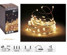 Christmas Decoration LED VIELUČIŲ GIRLIANDA 240 LED ŠILTA BALTA 725500