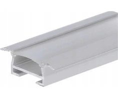 LED juosta Prescot Prescot LED profilis TAKO-ML-2M (MICRO-K) šerkšno spalvos 2m įleidžiama V anoduota