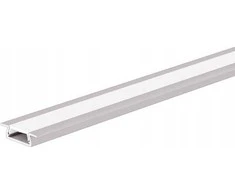 LED juosta Prescot Prescot LED profilis MICRO-K-ALU-MLC-2M 2m pieno spalvos, įleidžiamas, anoduotas COM