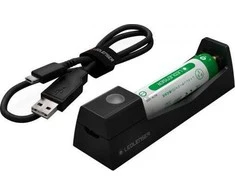 LED Lenser Ledlenser Žibintuvėlio įkrovimo rinkinys ir baterija MH3/4/5