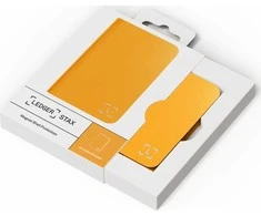 Dėklas Ledger Stax Magnetic Shell, oranžinis bitcoin