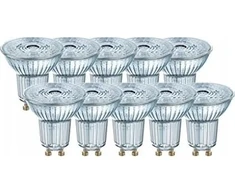 Ledvance 10x Osram LED lemputė 4,3W (50W) GU10 PAR16 36D 350lm 4000K neutralus 230V reflektorius 36 laipsnių 4058075036703