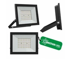 Spectrum PROŽEKTORIUS LAUKO LED 50W 230V NW IP65 Juodas