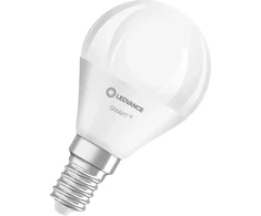 LEDVANCE SMART+ MATTER daugiaspalvė klasikinė P40 4.9W - E14 išmanioji lemputė