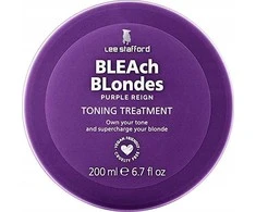 Lee Stafford - „Bleach Blondes Violetinė“ tonizuojanti kaukė, 200 ml