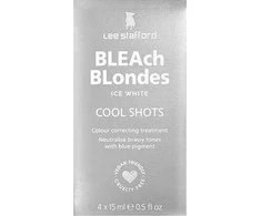 Lee Stafford - „Bleach Blondes Ice Baltas“ šaltieji dažai 4 x 15 ml