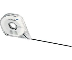 Legamaster lentos pertvaros juosta 3 mm x 8 m juoda, 3 m, juoda, 9 cm, 3 mm, 8000 mm, 23 g