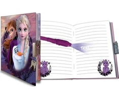 Disney Frozen Diary dovanų rinkinys su 80 lapų ir stebuklingu rašikliu