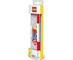 LEGO raudonas gelinis rašiklis su minifigūrėlė