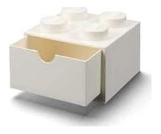 LEGO Brick 4 Desk Drawer balta