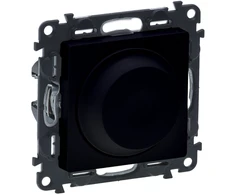 Legrand 990 cd VALENA LIFE rotacinis šviesos reguliatorius be neutralaus gnybto, juodas, 230 V, 756360