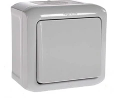 Legrand JUNGTIS 1 polių IP44 10AX FORIX PILKA