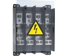 Legrand 4- polių pasiskirstymo blokas 250A 150mm2 / 1x70mm2 arba 1x50mm2, arba 1x35mm2, arba 2x35mm2