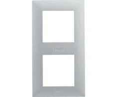 Legrand Dvigubas rėmelis Legrand Niloe Step 863892 aliuminio šepetėlis
