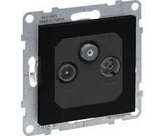 Legrand SUNO TV- R- SAT antenos lizdas FM + DAB 1,5dB juodas 721467