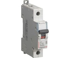 Legrand grandinės pertraukiklis Legrand 407670 1P C 16A 6kA AC S301 DX3