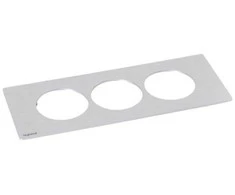 Legrand INCARA DISQin baldų lizdų dangtelis 6 modulių mozaika 45 metalas 654759
