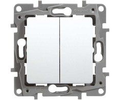 Legrand Juodas mygtukas baltas (764508)
