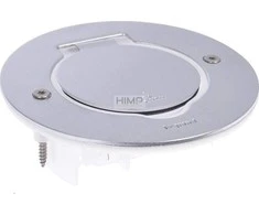 Legrand POKRYWA GNIAZD POJEDYNCZA OKRĄGŁA INOX - 089701
