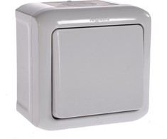 1 klavišo virštinkinis kryžminis jungiklis Forix Legrand 782385 (pilkas)