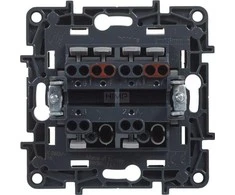Perjungiklis LEGRAND NILOE STEP, 2 klav., juodos spalvos