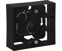 Legrand Niloe Step 863597 ant paviršiaus montuojama dėžutė, viena juoda
