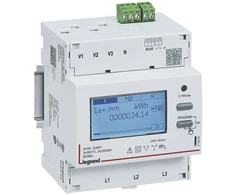 Legrand Licznik energii pomiar przez przekładniki CT 3-f 5A su wyjściem RS485 2 taryfy 412043
