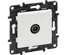 Legrand antenos lizdas Legrand Niloe Step 863174 TV galutinė balta žvaigždė