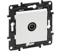 Antenos lizdas LEGRAND NILOE STEP, baltos spalvos