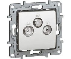 Legrand NILOE RTV-SAT antenos lizdai per 14 dB (764564)