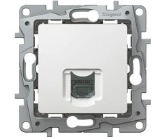 Karlik Elektrotechnik 25IWP-33.1 ICON Dvigubas laiptų perjungimo mechanizmas (du mygtukai be piktogramų) matinė balta 25IWP-33.1