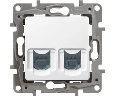 Legrand Kompiuterio lizdas 2xRJ45 kat. 6 STP balta (664776)