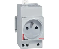 Legrand Modulio lizdas 2P + Z 16A 250V G380 004280 bėgiams