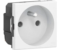 Legrand 278111L MOSAIC lizdas 2P+Z prijungimas per automatinius gnybtus 16A-250V 278111L