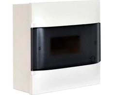 Legrand Modulinė perjungimo pavara Legrand Prakticbox S 134218, paviršius 1x8 IP40 permatomi durų moduliai