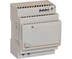Legrand Modulinis vienfazis perjungimo maitinimo šaltinis II apsaugos klasė 100-240 V AC / DC 24V - 92W 146724